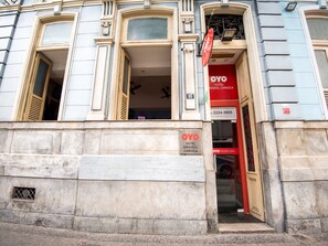 Façade de l’hébergement