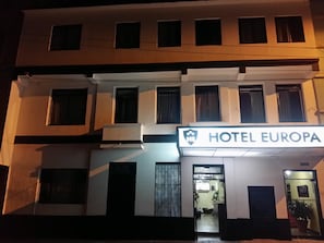 A building with a sign reading "HOTEL EUROPA" and a visible entrance. - Hotel Europa (Bogota)