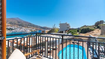 Departamento, 2 habitaciones, vista al mar (Harmonia) | Vista del balcón