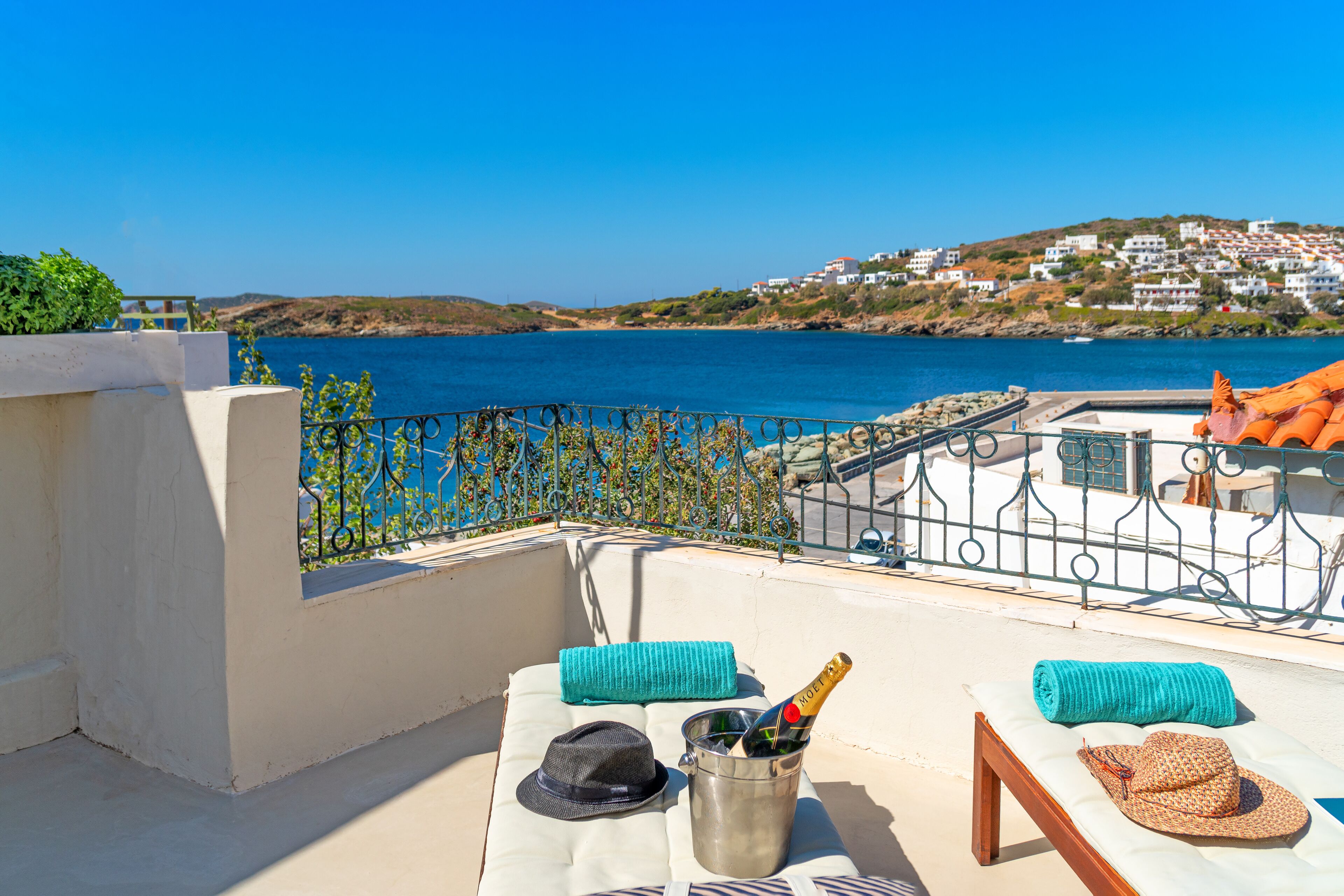 Apartment, 1 Bedroom, Sea View, Annex Building (Hestia) | Terrace/patio