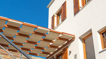 Apartment, 2 Bedrooms, Sea View (Harmonia) | Terrace/patio