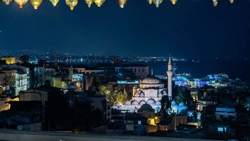 Frühstück, Mittagessen, Abendessen, Blick aufs Meer