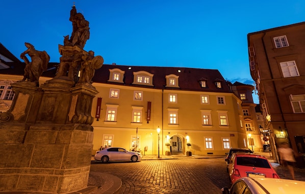 Front of property – evening/night