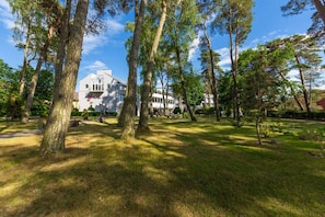 Façana frontal de l'allotjament