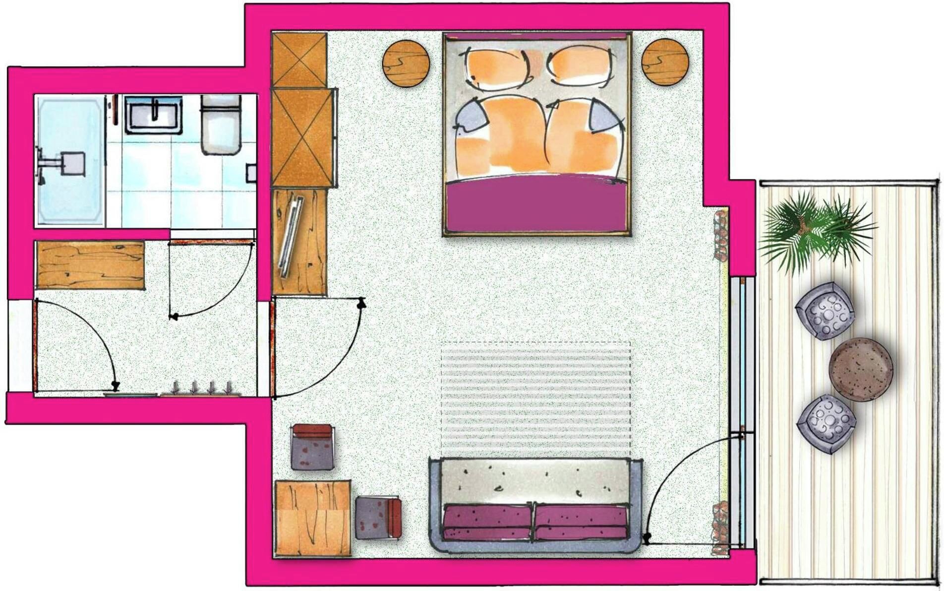 مخطط تصميم الطابق