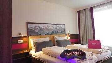 NewSchool Double Room | Premium bedding, in-room safe, desk, free WiFi