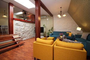 Appartamento, 1 camera da letto, cucina | Soggiorno | TV a schermo piatto