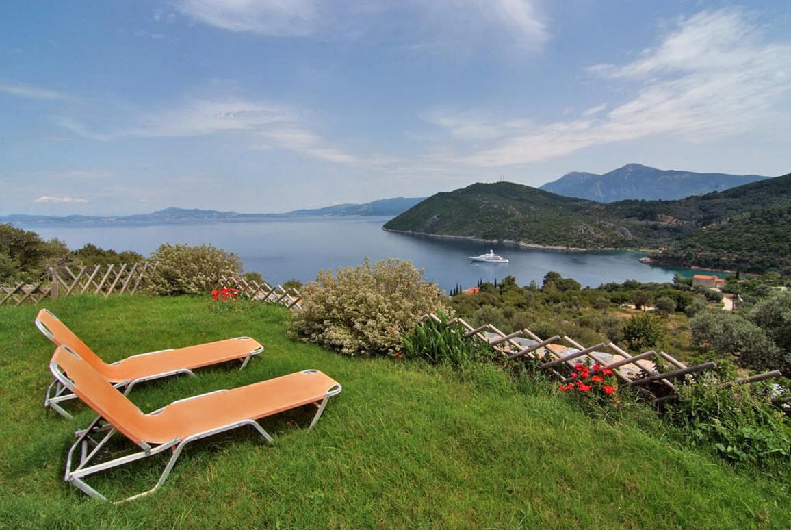 Uitzicht op strand/zee