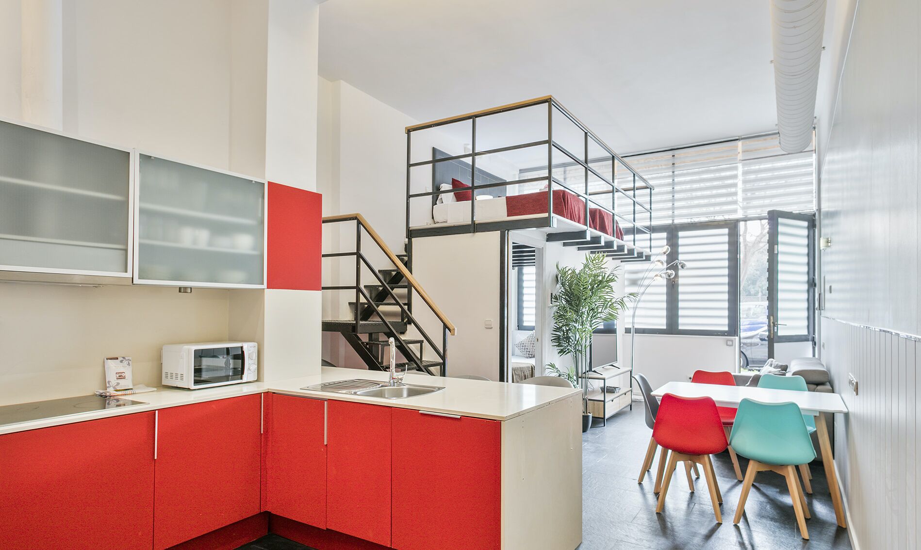 Standard Apartment, 2 Bedrooms (6 people) | Living area | Flat-screen TV