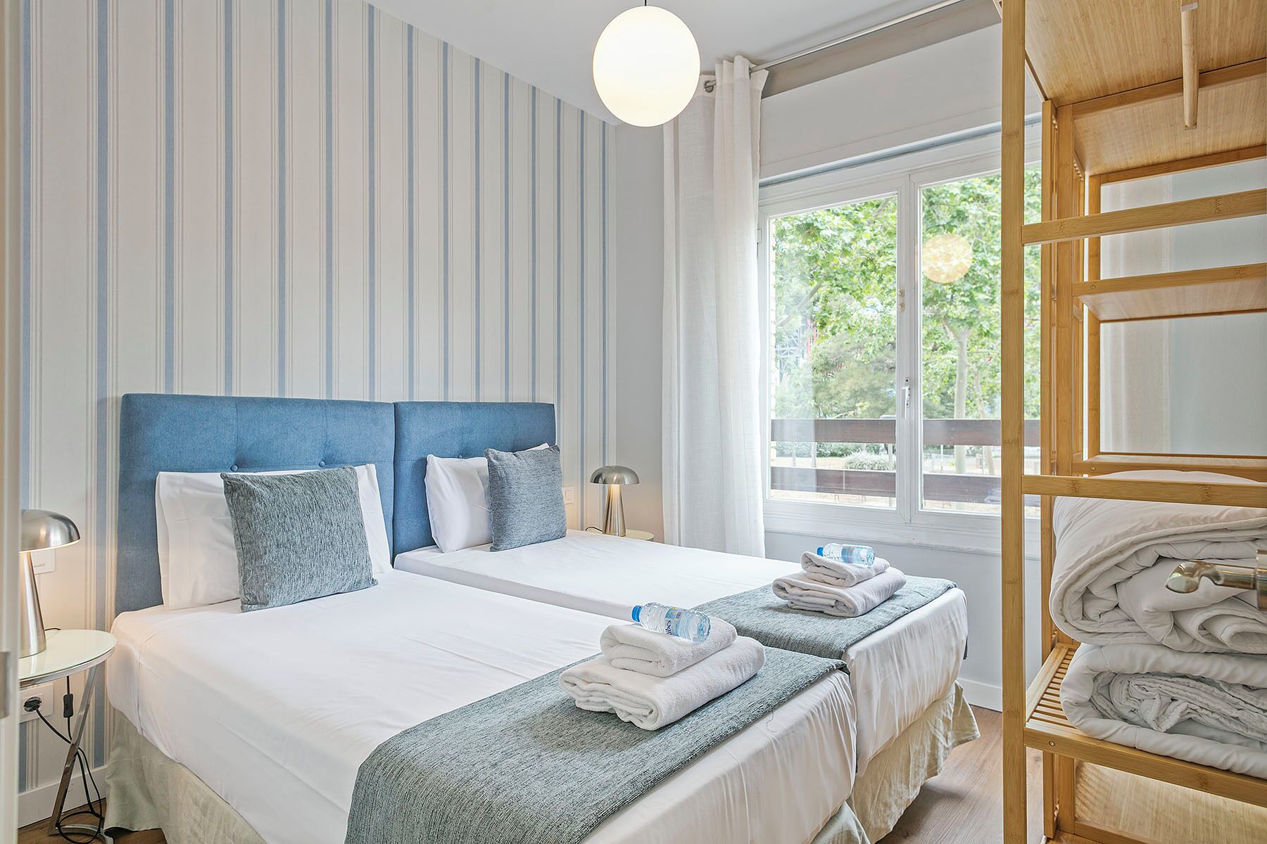 Standardlejlighed - 4 soveværelser | Mørklægningsgardiner, strygejern/strygebræt, gratis Wi-Fi, sengetøj
