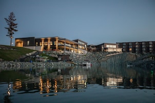Front of property - evening/night