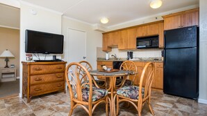 Superior Suite, 1 Bedroom | Private kitchen | Coffee/tea maker, full-size fridge, microwave, oven