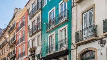 Fassade der Unterkunft