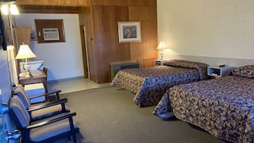 Standard Room, 2 Double Beds | Individually decorated, individually furnished, desk, blackout curtains