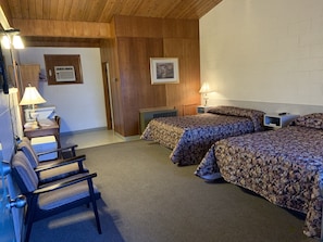 Standard Room, 2 Double Beds | Individually decorated, individually furnished, desk, blackout drapes - Ace Crown Motel (Medicine Hat)