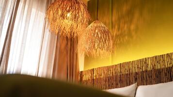 Minibar, in-room safe, desk, blackout curtains