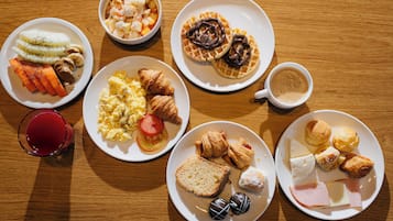 Frukostbuffé varje dag (BRL 53 per person)