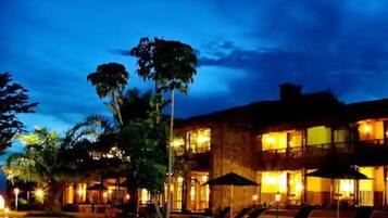 Front of property – evening/night