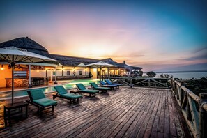 Front of property – evening/night - Mweya Safari Lodge (Mweya)