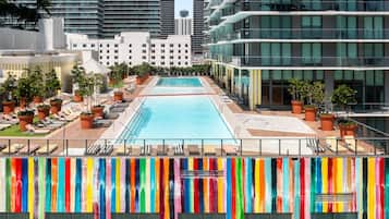 2 outdoor pools, pool cabanas (surcharge), pool umbrellas