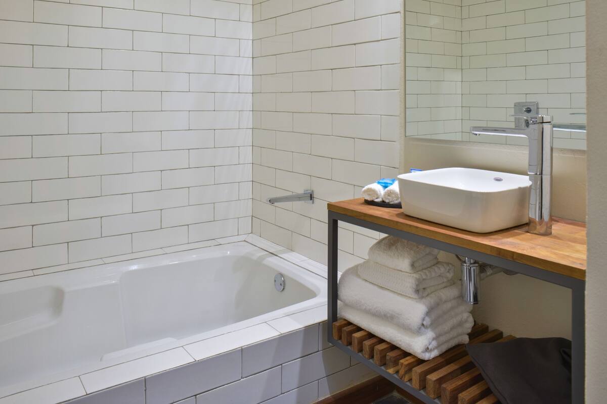 suite con jacuzzi (interior o exterior) | bathroom shower