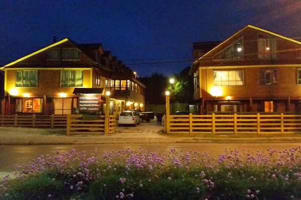 Front of property – evening/night