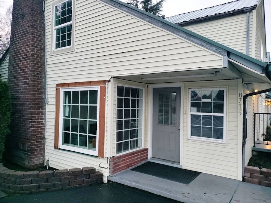 Facciata della struttura