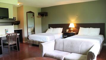 Desk, iron/ironing board, free WiFi, bed sheets