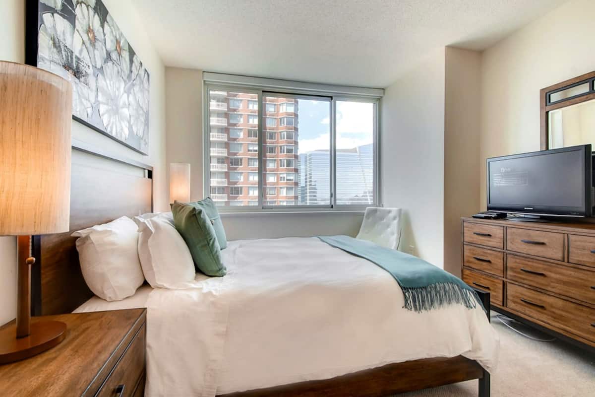 Luxury-Apartment, 1 Schlafzimmer | 1 Schlafzimmer, hochwertige Bettwaren, Schreibtisch