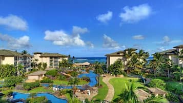 วิลล่า, 2 ห้องนอน, อ่างอาบน้ำ, วิวทะเล (Waipouli Beach Resort G101) | วิวจากห้องพัก