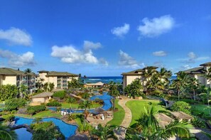 Villa, 2 Bedrooms, Bathtub, Ocean View (Waipouli Beach Resort G101) | View from room