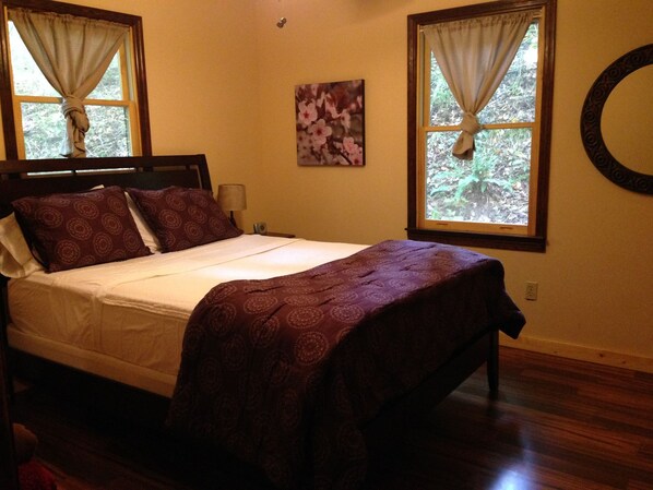 1 bedroom, premium bedding, iron/ironing board