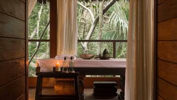 Couples treatment room(s), body treatments, hot stone massages