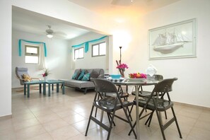 Living room - Corales Colonial II With Private Beach,los Corales (Punta Cana)