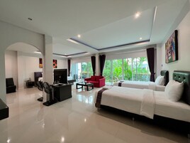 14 dormitorios, minibar, caja fuerte y decoración individual