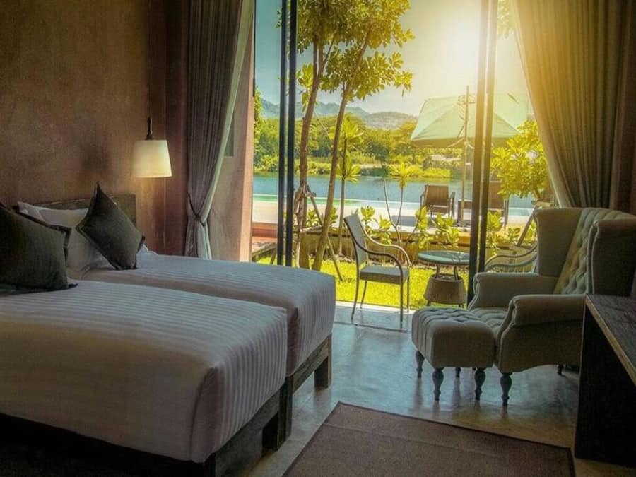 Deluxe River View Room | Roupas de cama premium, frigobar, escrivaninha
