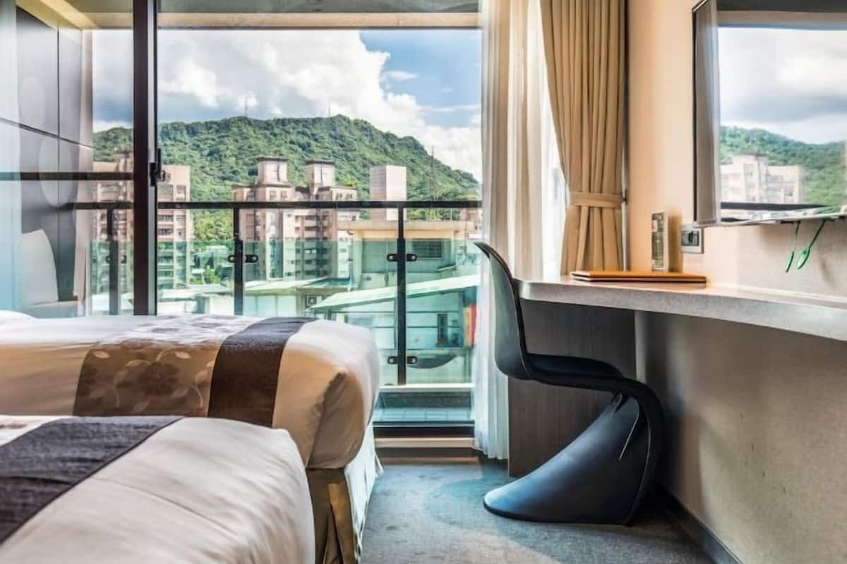 Skrivbord, gratis wi-fi och sängkläder