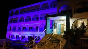 Front of property – evening/night