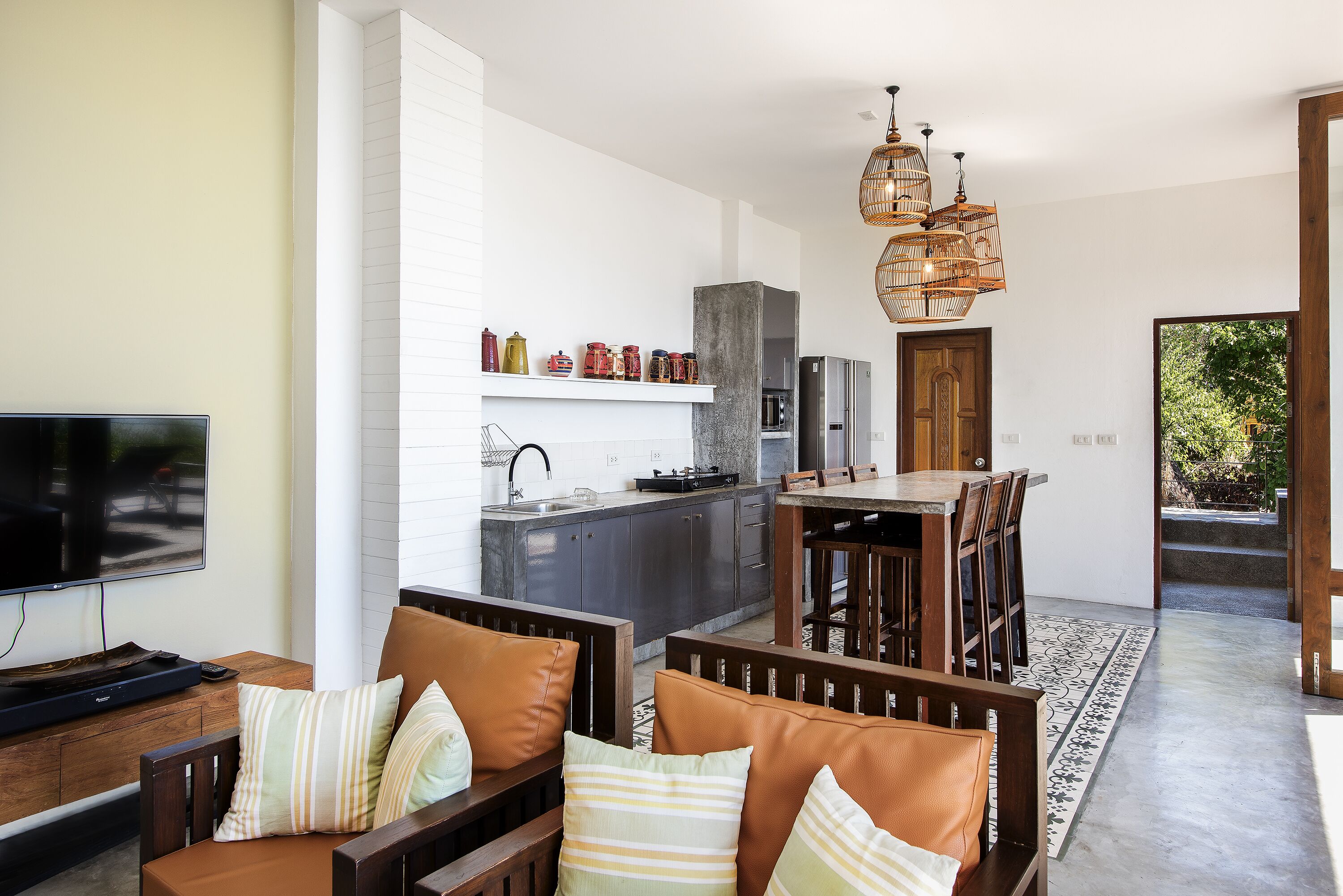 Villa 3 | บริเวณนั่งเล่น | ทีวีจอแบน