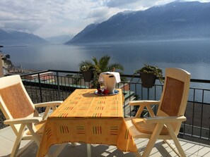 Terrace/patio - Hotel Garni Morettina (Brissago)