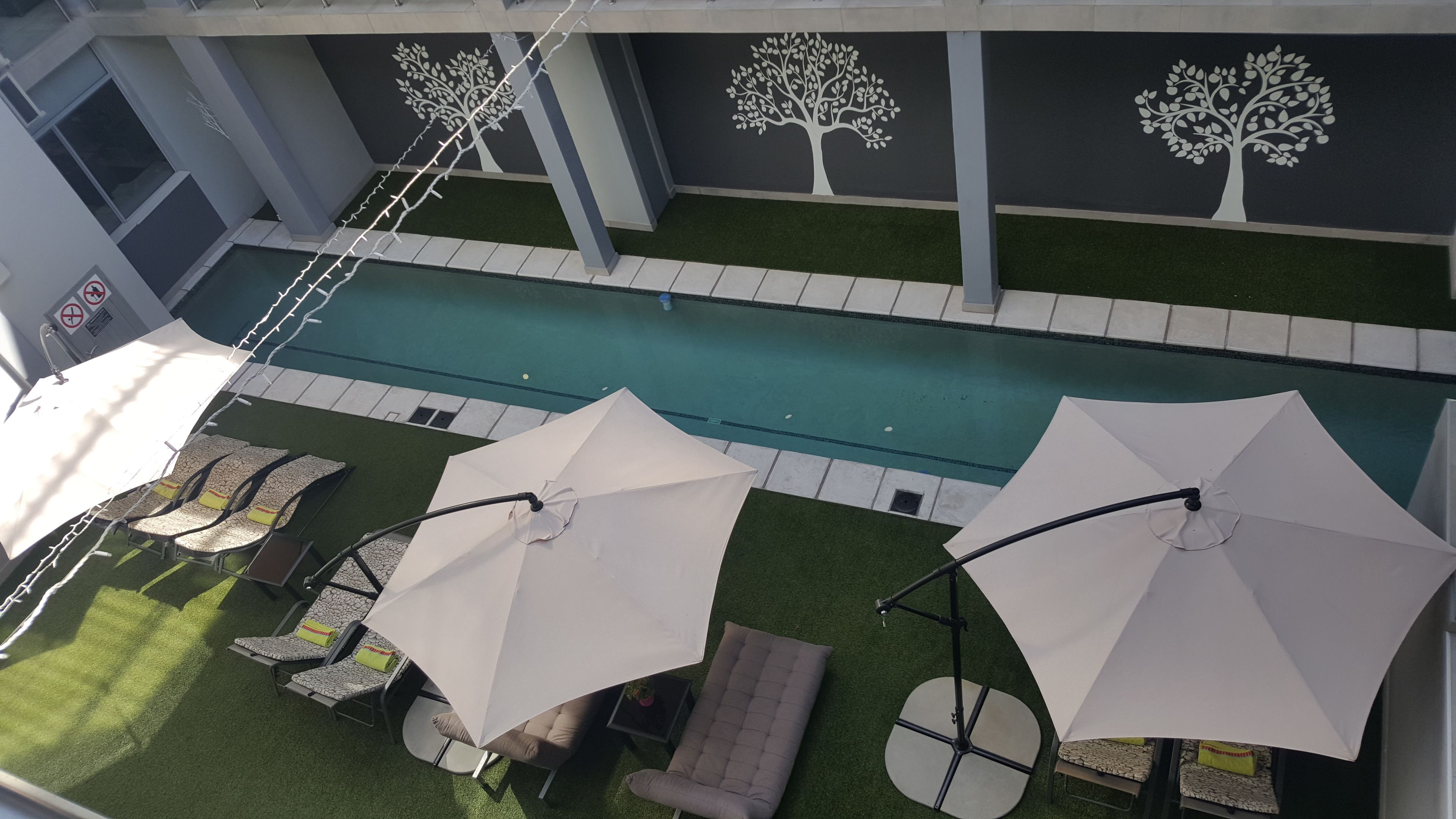 Uitzicht vanuit accommodatie