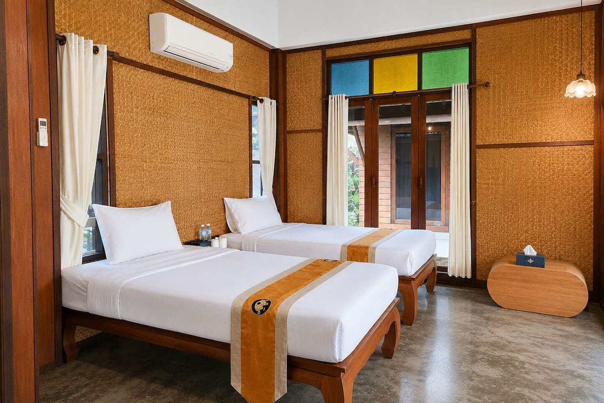 Deluxe Air Conditioned Villa | Rideaux occultants, Wi-Fi gratuit