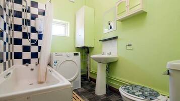 Free toiletries, hair dryer, towels