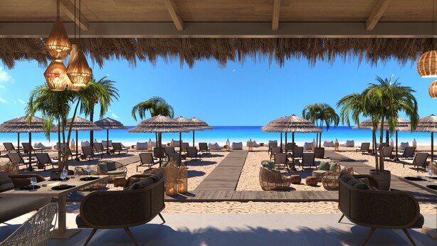 Beach bar - Blue Sea Island (Rhodes)
