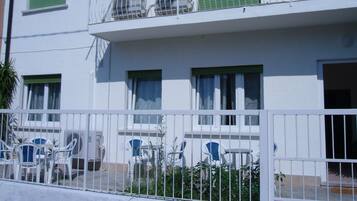 Majoituspaikan julkisivu