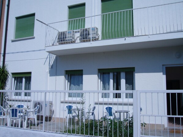 Majoituspaikan julkisivu