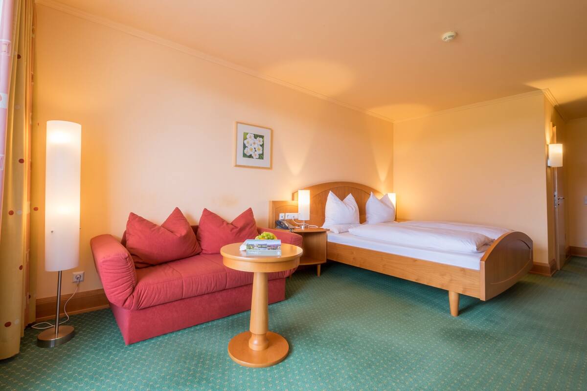 Chambre Double Confort | Coin séjour