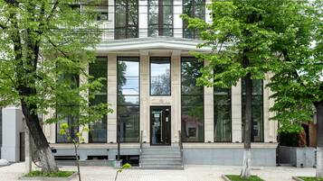 Façana frontal de l'allotjament