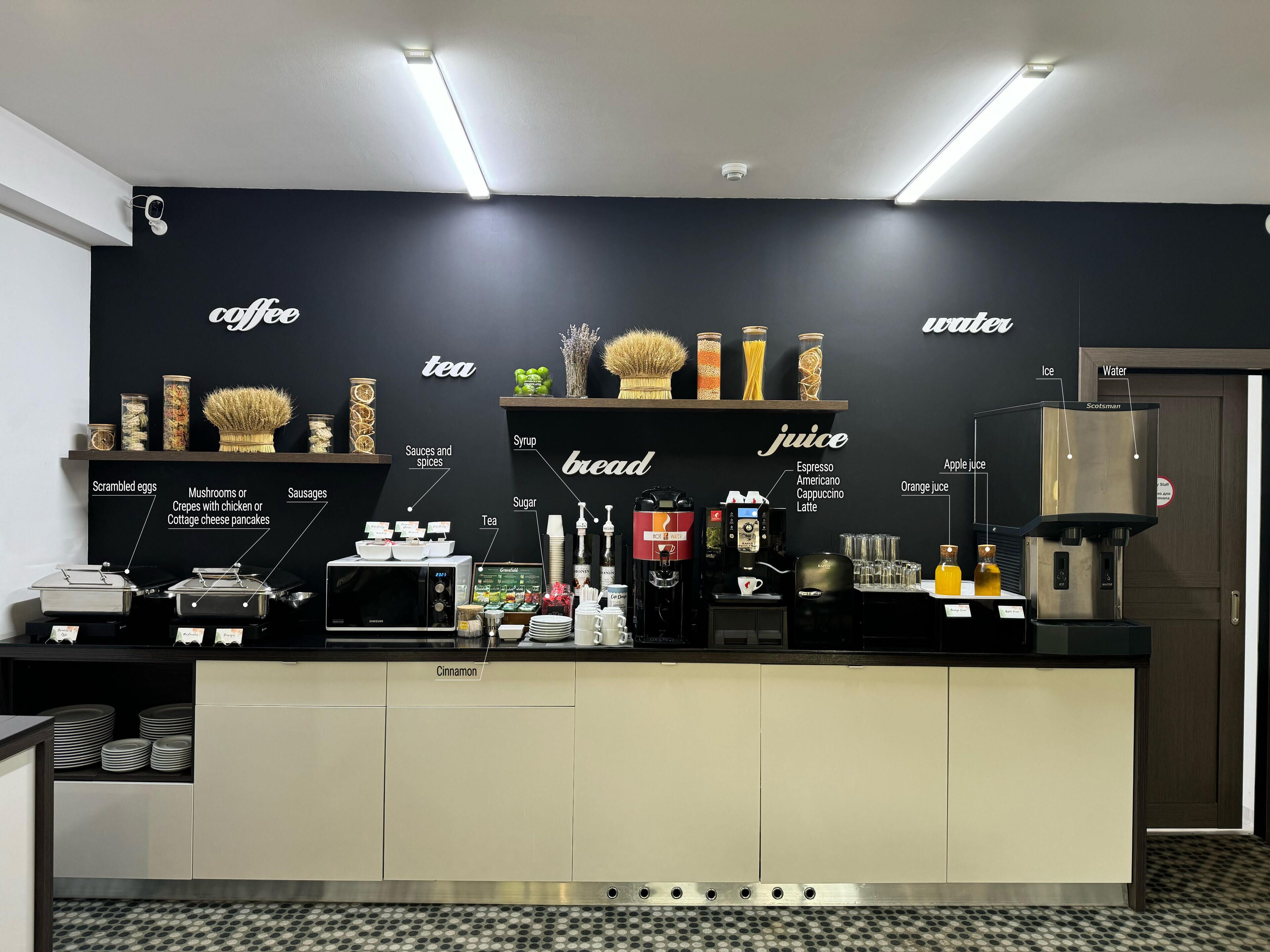 daily buffet breakfast (mdl 150 per person)