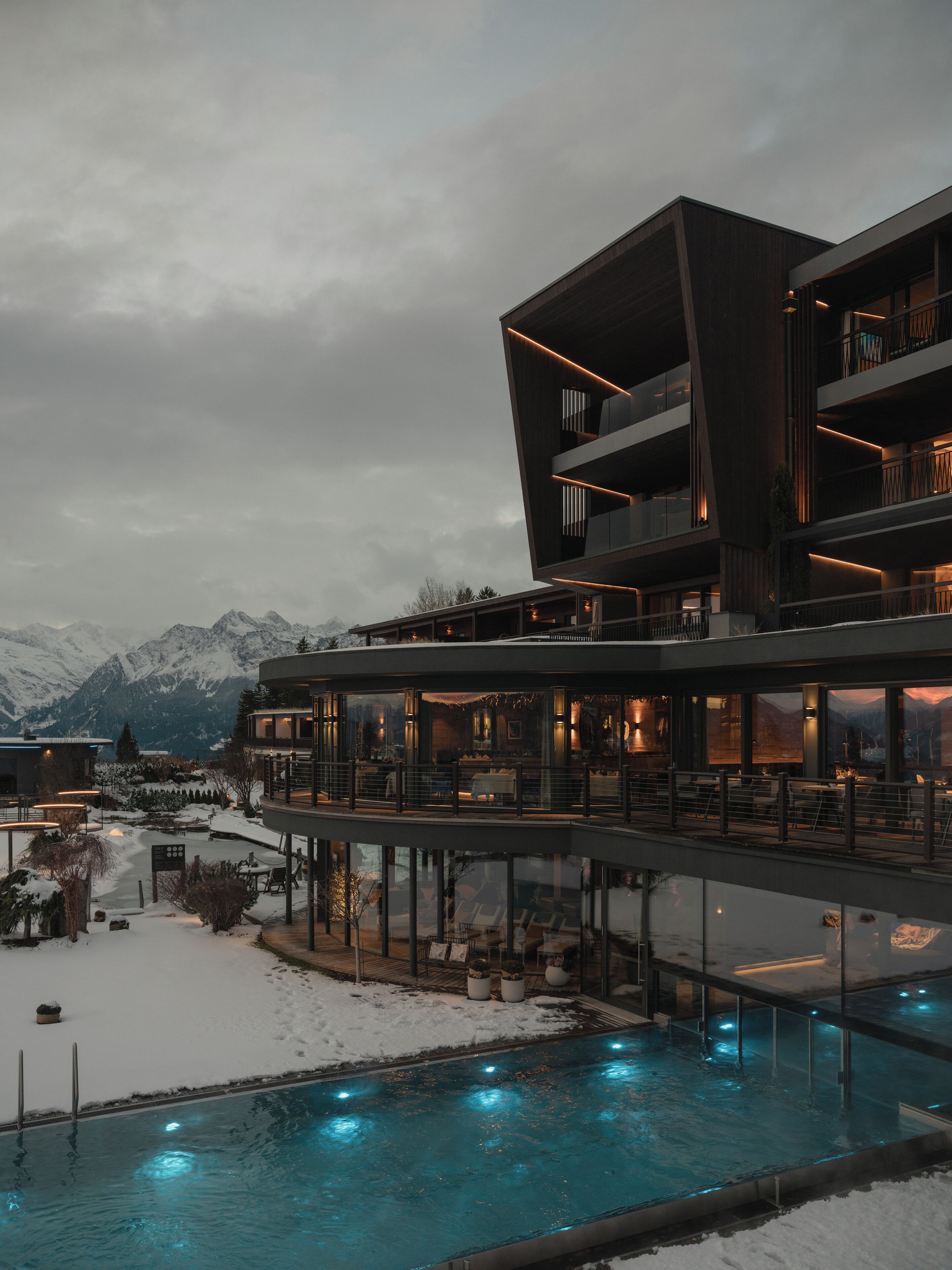 Front of property - evening/night